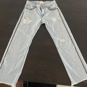 Levi’s 501 - Citizens of denim custom embellishments.